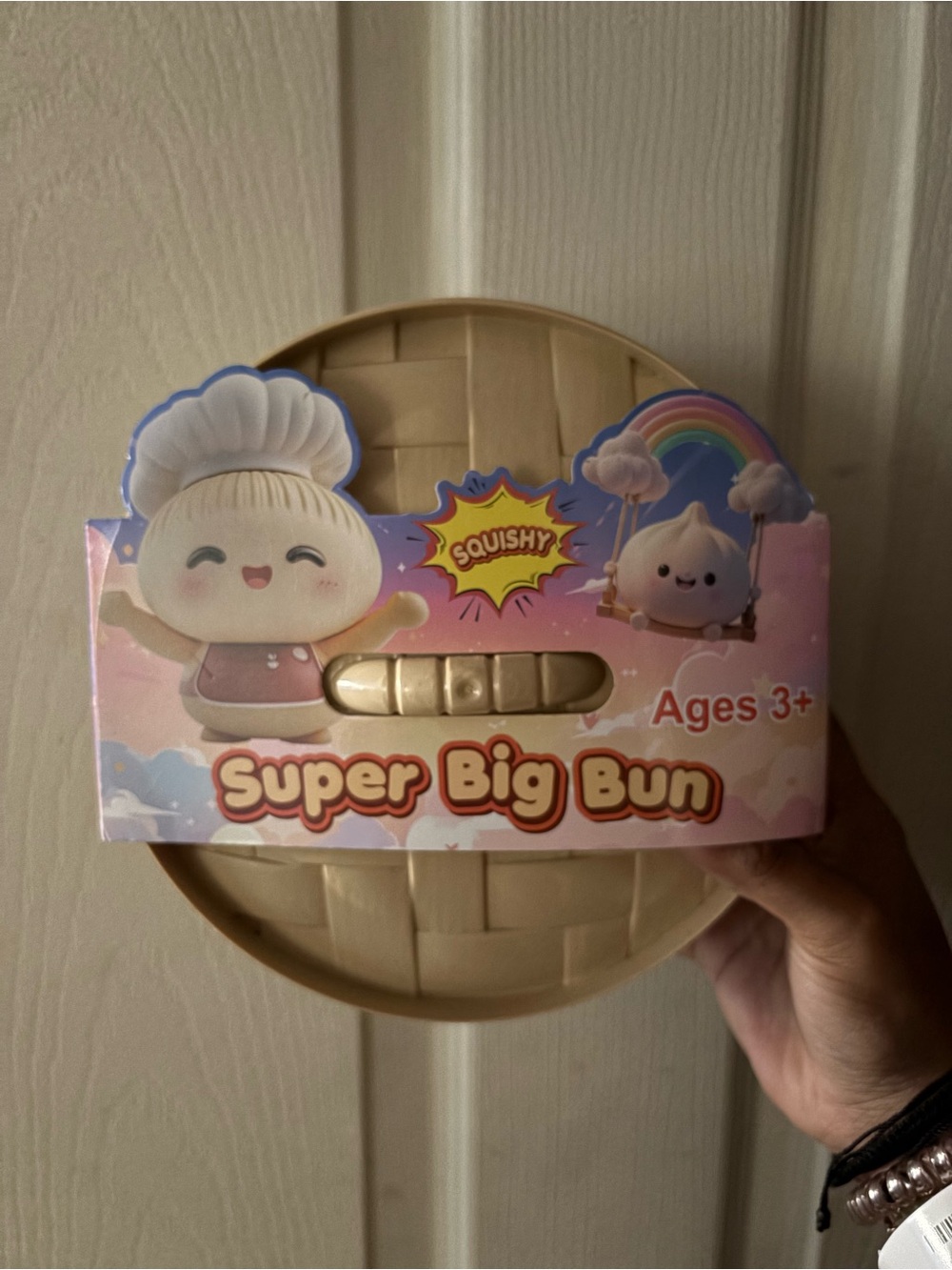 Super Big Bun Squishy Toy - Cream Color by